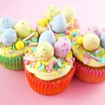 Chocolate Easter eggs pastel with nougat center, 150 g