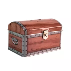 Treasure chest money box - 128 x 83 x 63 mm