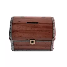 Treasure chest money box - 128 x 83 x 63 mm