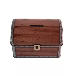 Treasure chest money box - 128 x 83 x 63 mm