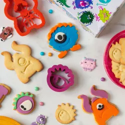 3 monster cookie cutters