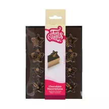 Décoration en chocolat Étoiles de Noël, 12 pièces