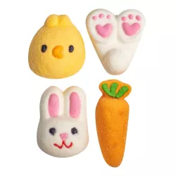 Marshmallow decoration Easter, 12 pieces