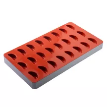Mandarin jelly mold, 24 pieces