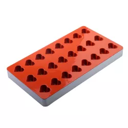 Jelly mold hearts, 24 pieces