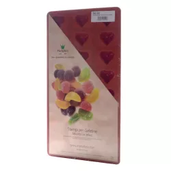 Jelly mold hearts, 24 pieces