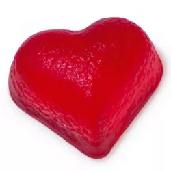Jelly mold hearts, 24 pieces