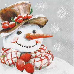 Schneemann-Servietten, 20 Stück