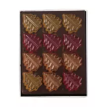 12 Christmas trees Chocolate decorations