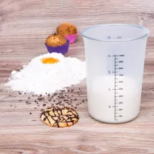 Silikon-Messbecher 1 Liter mit Ausgiesshilfe
