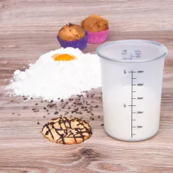 Silikon-Messbecher 0,5 Liter mit Ausgiesshilfe