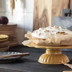 Piatto per torta Mustard