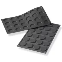 Moule en silicone pour florentins, 24 pièces Ø 3.5 cm