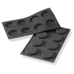 Moule en silicone pour Florentin Ø 4,8 - 6 cm, 8 pièces
