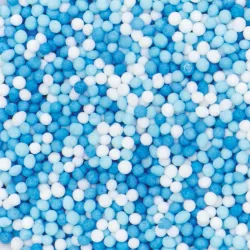Perle di zucchero Nonpareilles Blu-Bianco, 100 g