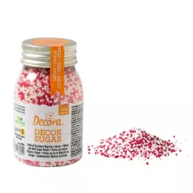 Zuckerdekor Nonpareilles Rot-Weiss, 100 g