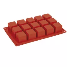 Silicone mold Cube, 15 pieces