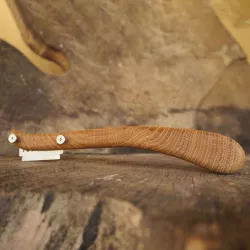 Couteau de boulanger avec manche en bois de chêne