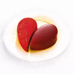 Anello per torta a forma di cuore Ø 14 cm x 4 cm
