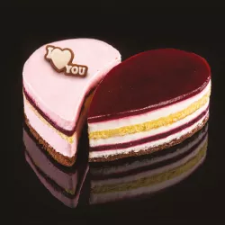 Anello per torta a forma di cuore Ø 14 cm x 4 cm