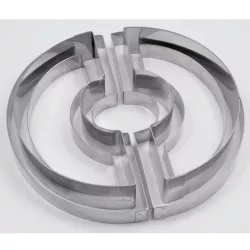 Anello per torta rotondo Ø 20 cm, altezza 4 cm