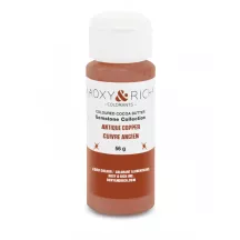 Colored cocoa butter copper highly glittering