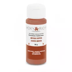 Colored cocoa butter copper highly glittering