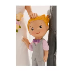 Figurine Wedding "couple with boy"