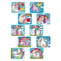 Barbe à papa Licorne