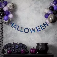1 Girlande "Halloween" mit Ballons