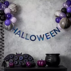 1 Garland "Halloween" with balloons