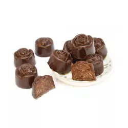 Schokoladenform Rosen