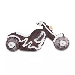 Motorcycle cutter with stainless steel embossing