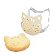 Emporte-pièce avec gaufrage Visage de chat