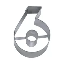 Ausstechform Zahl 6 und 9 (Edelstahl)
