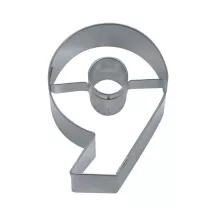 Cookie cutter number 6 and 9 (stainless steel)