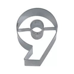 Cookie cutter number 6 and 9 (stainless steel)