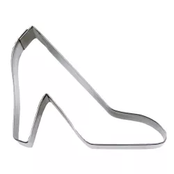 Stainless steel cookie cutter ladies' shoe