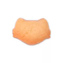 Stainless steel mini cookie cutter cat head, 2 cm