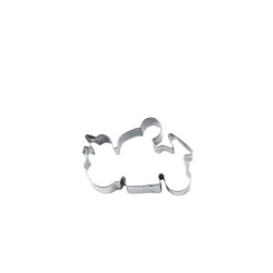 Cookie cutter motorcyclist