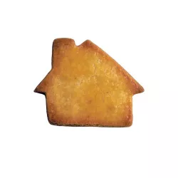 Cookie cutter house made of stainless steel