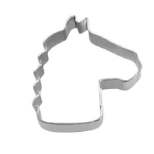 Mini stainless steel horse head cookie cutter for decoration