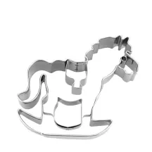 Cookie cutter rocking horse, 6 cm
