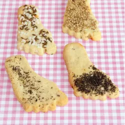Set di tagliabiscotti piedi in acciaio inossidabile