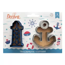 Tagliabiscotti Faro e Ancora 2 pezzi