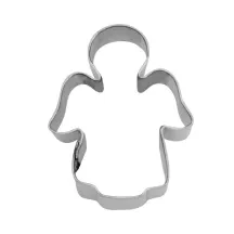 Mini stainless steel angel cookie cutter for Christmas