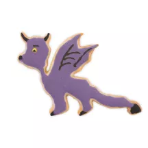 Large stainless steel dragon cookie cutter, 10 x 7.5 cm