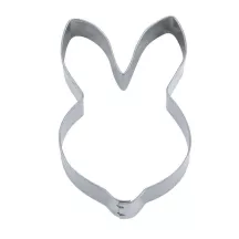 Stainless steel rabbit head cookie cutter for Easter cookies