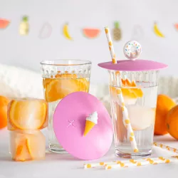 Silicone ice cube mold - XL balls, 4 pieces