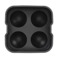 Bac à glaçons en silicone - Boules XL, 4 pièces